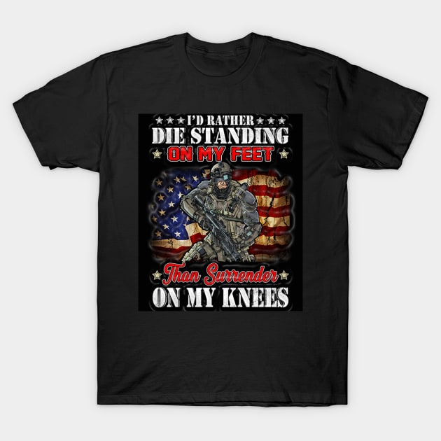 Black Panther Art - USA Army Tagline 32 T-Shirt by The Black Panther